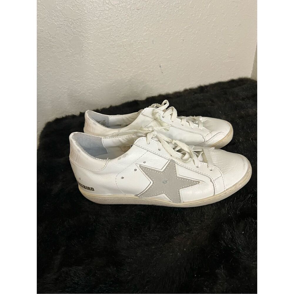 FREEBIRD BY STEVEN WHITE STAR SNEAKERS shoes SZ 9
